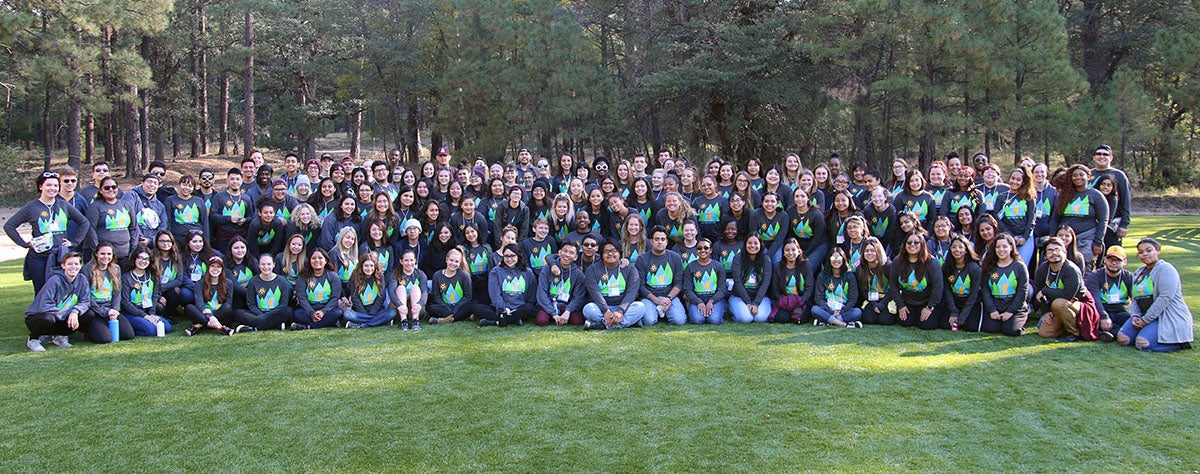 Group photo of students from 2018 Watts College Camp Co-Op