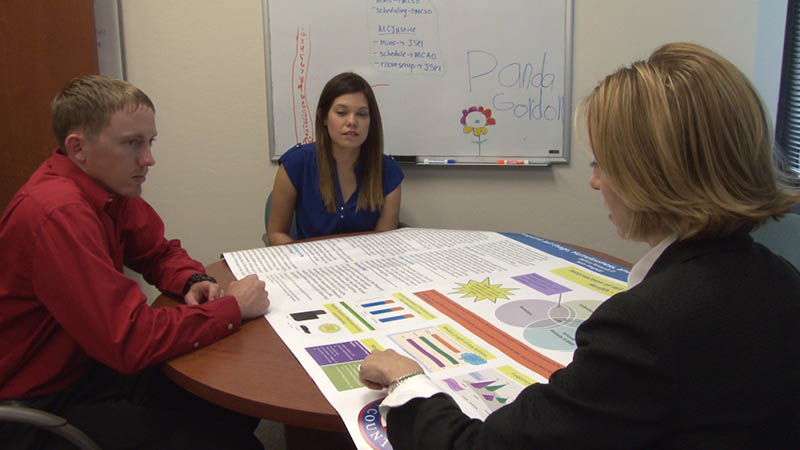 MCLEAPS interns Jared McDaniel and Laura Gaona
